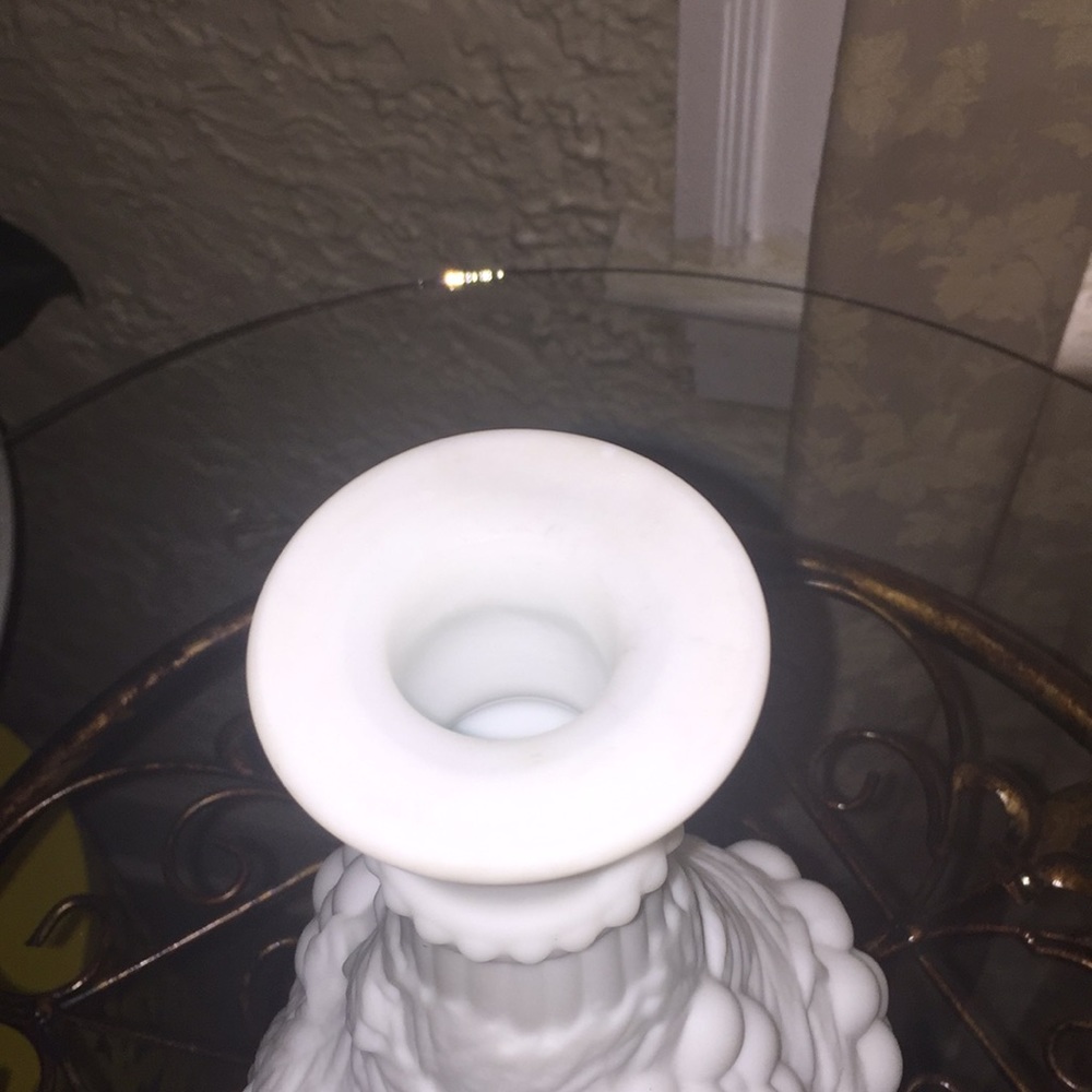 Vintage Milk Glass Vase - Picture 3 of 5